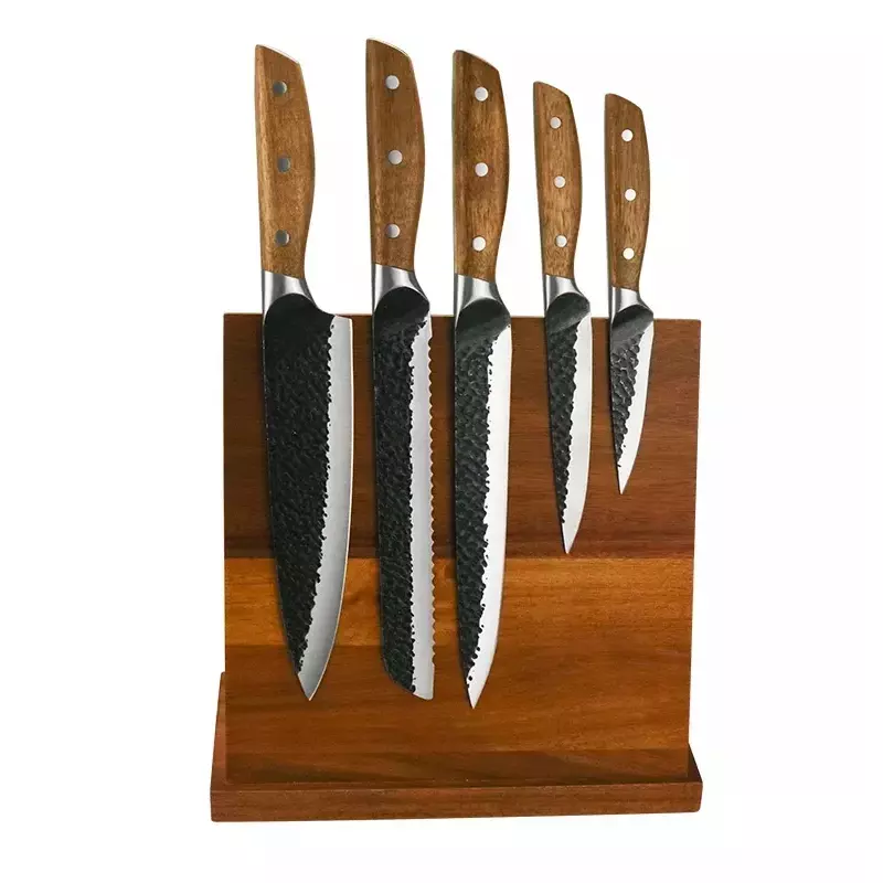 Leseni ročaj kuhinjski nož